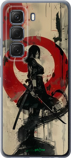 Силиконовый чехол Боевое искусство для Infinix Hot 50 5G - 6126u-3795 изображение 