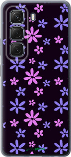 Силиконовый чехол с  цветами для Infinix Hot 50 5G - 6258u-3795 изображение 