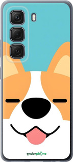 Силиконовый чехол Корги для Infinix Hot 50 5G - 6280u-3795 изображение 