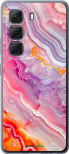 Силиконовый чехол Мрамор 2 для Infinix Hot 50 5G - 6307u-3795 изображение 