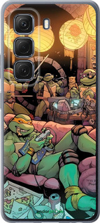 Силиконовый чехол Черепашки нинзя для Infinix Hot 50 5G - 6346u-3795 изображение 