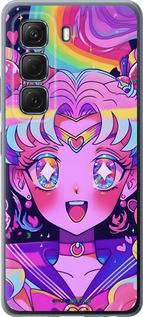 Силиконовый чехол Сейлор Мун 3 для Infinix Hot 50 5G - 6352u-3795 изображение 