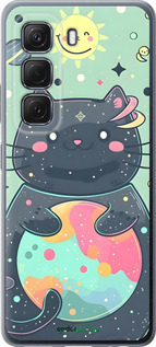 Силиконовый чехол Милый котик для Infinix Hot 50 5G - 6364u-3795 изображение 