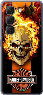 Силиконовый чехол Харлей девидсон для Infinix Hot 50 5G - 6370u-3795 изображение 
