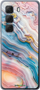 Силиконовый чехол Мрамор красивый для Infinix Hot 50 5G - 6376u-3795 изображение 