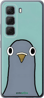 Силиконовый чехол Голубь для Infinix Hot 50 5G - 6388u-3795 изображение 