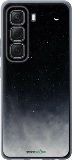 Силиконовый чехол Сині хмари, Синій місяць для Infinix Hot 50 5G - 6396u-3795 изображение 