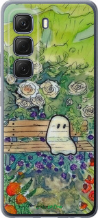 Силиконовый чехол Грустное привидение для Infinix Hot 50 5G - 6403u-3795 изображение 