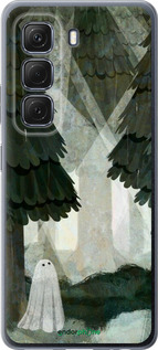 Силиконовый чехол С изображением соснового леса и привидения для Infinix Hot 50 5G - 6420u-3795 изображение 