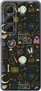 Силиконовый чехол Колдовской принт для Infinix Hot 50 5G - 6425u-3795 изображение 