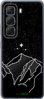 Силиконовый чехол Минималистический горный пейзаж для Infinix Hot 50 5G - 6438u-3795 изображение 