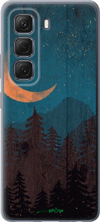 Силиконовый чехол Звездный лес для Infinix Hot 50 5G - 6480u-3795 изображение 