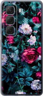Силиконовый чехол Сад и розы для Infinix Hot 50 5G - 6483u-3795 изображение 