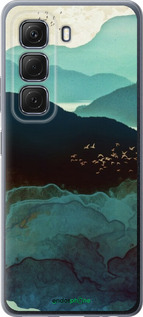 Силиконовый чехол С изображением гор Индиго для Infinix Hot 50 5G - 6484u-3795 изображение 