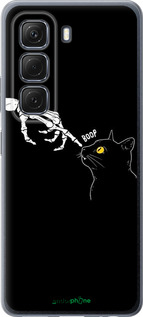 Силиконовый чехол Кошка для Infinix Hot 50 5G - 6505u-3795 изображение 