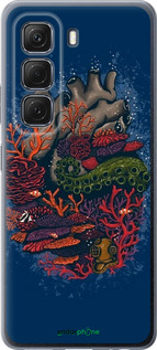 Силиконовый чехол Сердце моря для Infinix Hot 50 5G - 6506u-3795 изображение 