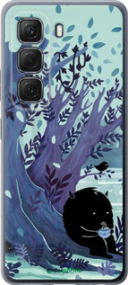 Силиконовый чехол Арт принт Тихое место чая для Infinix Hot 50 5G - 6544u-3795 изображение 