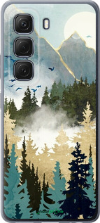 Силиконовый чехол С изображением лесного пейзажа для Infinix Hot 50 5G - 6548u-3795 изображение 