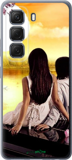 Силиконовый чехол Sunset для Infinix Hot 50 5G - 6607u-3795 изображение 