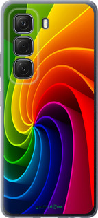 Силиконовый чехол Радужный вихрь для Infinix Hot 50 5G - 747u-3795 изображение 