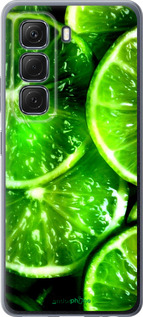 Силиконовый чехол Зелёные дольки лимона для Infinix Hot 50 5G - 852u-3795 изображение 