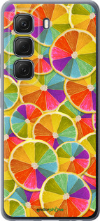 Силиконовый чехол Разноцветные дольки лимона для Infinix Hot 50 5G - 861u-3795 изображение 