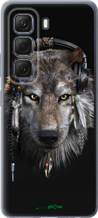 Силиконовый чехол Волк-меломан для Infinix Hot 50 5G - 875u-3795 изображение 