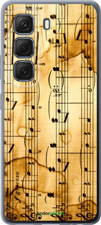 Силиконовый чехол Ноты для Infinix Hot 50 5G - 905u-3795 изображение 