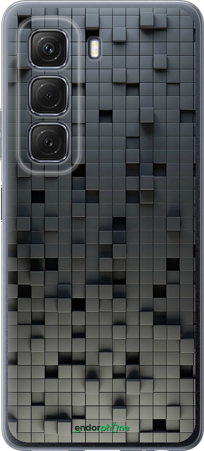 Силиконовый чехол Кубики для Infinix Hot 50 5G - 1061u-3795 изображение 