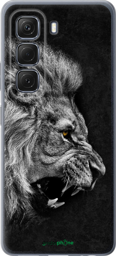 Силиконовый чехол Лев для Infinix Hot 50 5G - 1080u-3795 изображение 