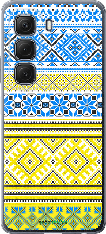 Силіконовий чехол Вишиванка 40 для Infinix Hot 50 5G - 1174u-3795 изображение 