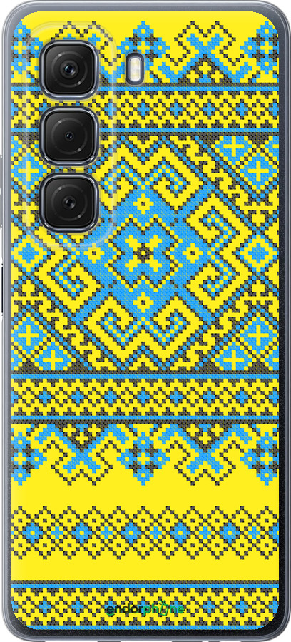 Силиконовый чехол Вышиванка 41 для Infinix Hot 50 5G - 1175u-3795 изображение 