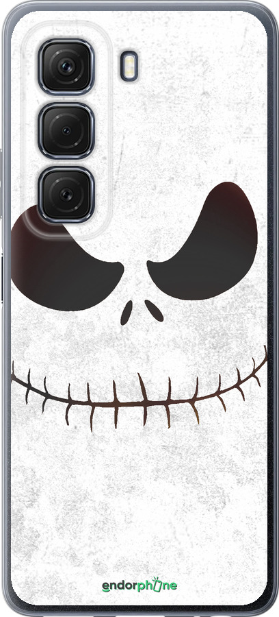 Силиконовый чехол Белый Джек для Infinix Hot 50 5G - 1199u-3795 изображение 