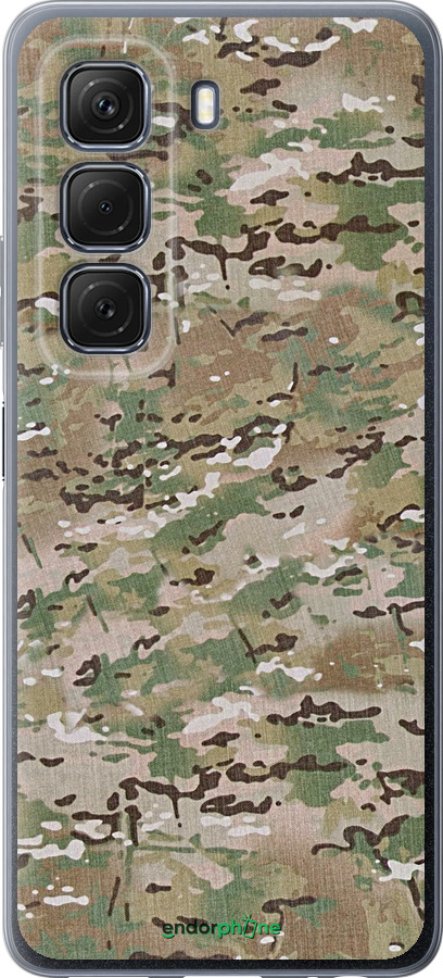Силиконовый чехол Камуфляж v5 для Infinix Hot 50 5G - 1201u-3795 изображение 