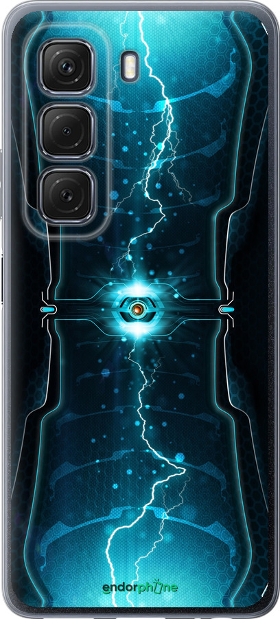 Силиконовый чехол Молнии в цилиндре для Infinix Hot 50 5G - 120u-3795 изображение 