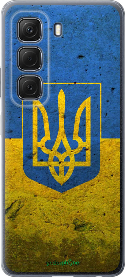 Силиконовый чехол Флаг и герб Украины 2 для Infinix Hot 50 5G - 378u-3795 изображение 