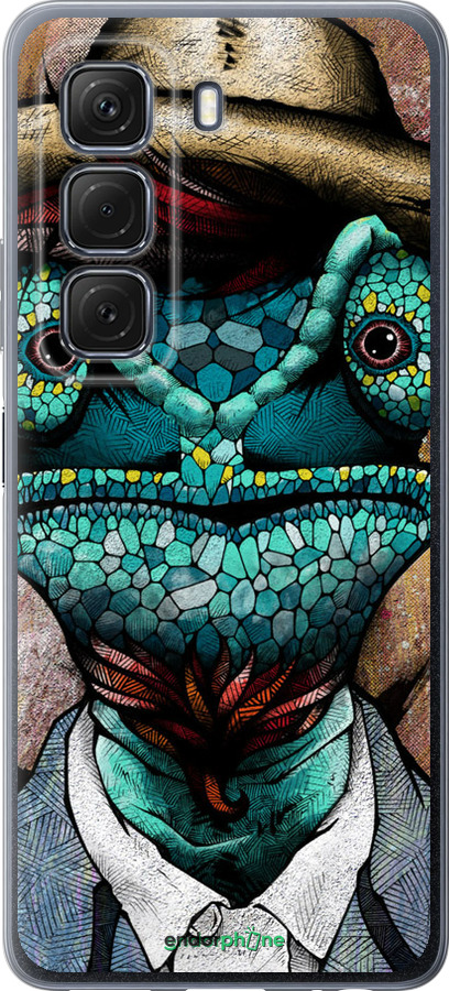 Силиконовый чехол Хамелеон в розыске для Infinix Hot 50 5G - 4030u-3795 изображение 