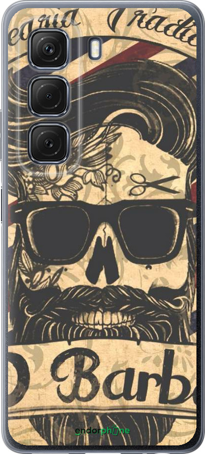 Силиконовый чехол Barber Shop для Infinix Hot 50 5G - 4097u-3795 изображение 