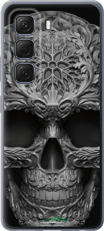 Силиконовый чехол skull-ornament для Infinix Hot 50 5G - 4101u-3795 изображение 