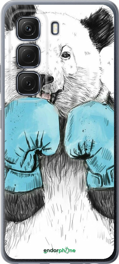 Силиконовый чехол Панда-боксер для Infinix Hot 50 5G - 4104u-3795 изображение 