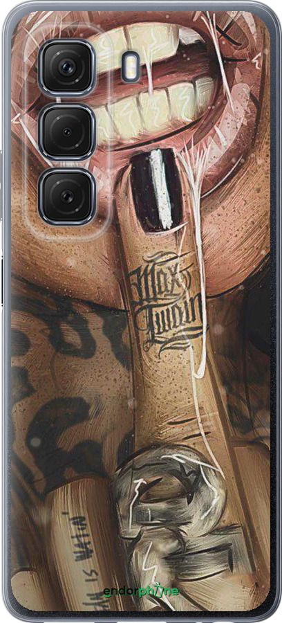 Силиконовый чехол Swag-girl для Infinix Hot 50 5G - 4124u-3795 изображение 