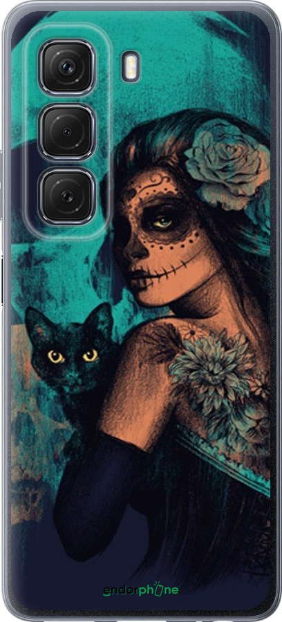 Силиконовый чехол Fantasy girl для Infinix Hot 50 5G - 4133u-3795 изображение 