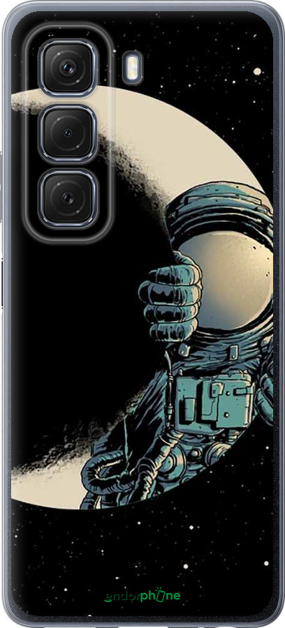 Силиконовый чехол Астронавт для Infinix Hot 50 5G - 4134u-3795 изображение 