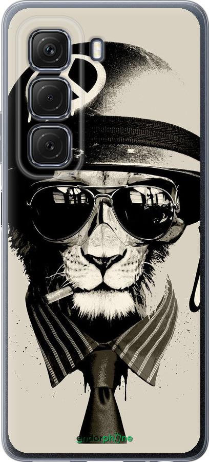 Силиконовый чехол tattoo soldier для Infinix Hot 50 5G - 4165u-3795 изображение 