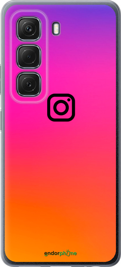 Силиконовый чехол Instagram для Infinix Hot 50 5G - 4273u-3795 изображение 