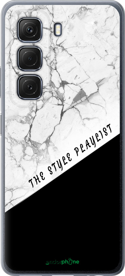 Силиконовый чехол The style playlist для Infinix Hot 50 5G - 4308u-3795 изображение 