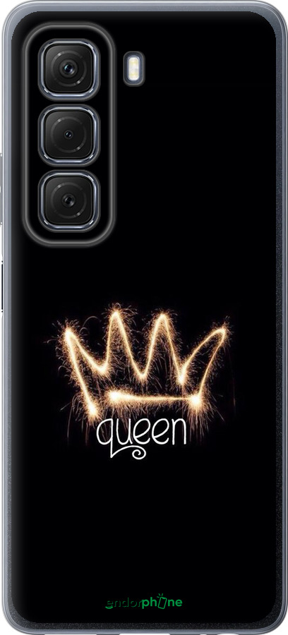 Силиконовый чехол Корона для Infinix Hot 50 5G - 4337u-3795 изображение 