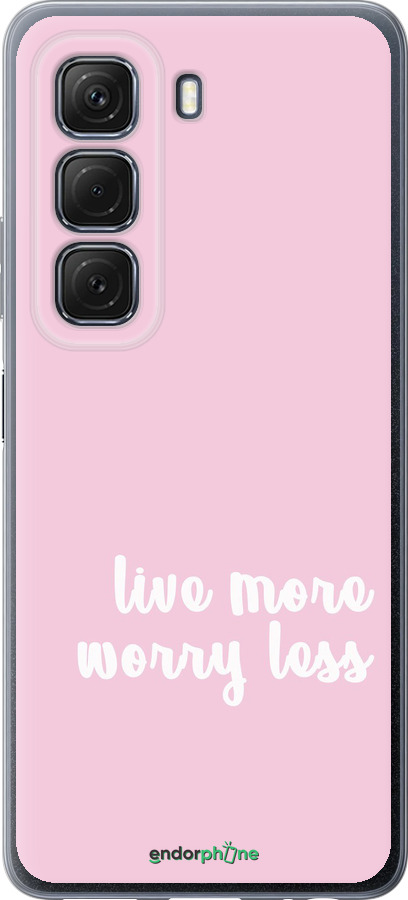 Силиконовый чехол Живи больше для Infinix Hot 50 5G - 4347u-3795 изображение 