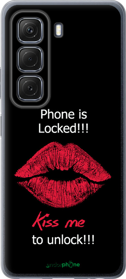 Силиконовый чехол Разблокируй-поцелуй для Infinix Hot 50 5G - 4372u-3795 изображение 