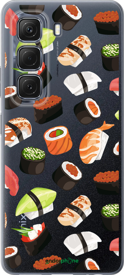 Силиконовый чехол Суши для Infinix Hot 50 5G - 4404u-3795 изображение 